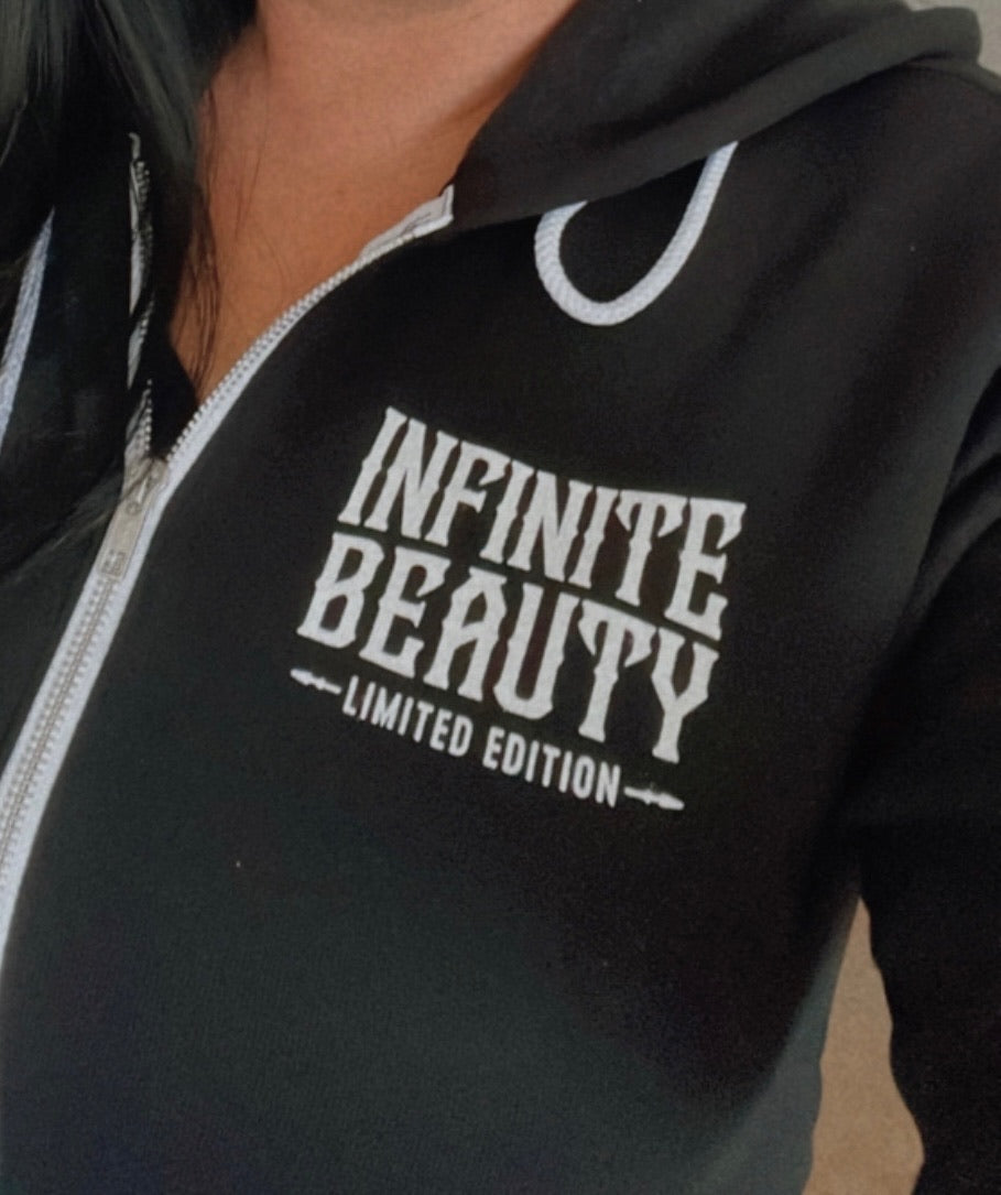 Infinite Beauty LE Zip Up Hoodie - Black