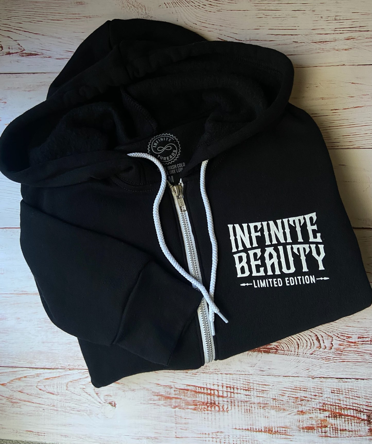Infinite Beauty LE Zip Up Hoodie - Black