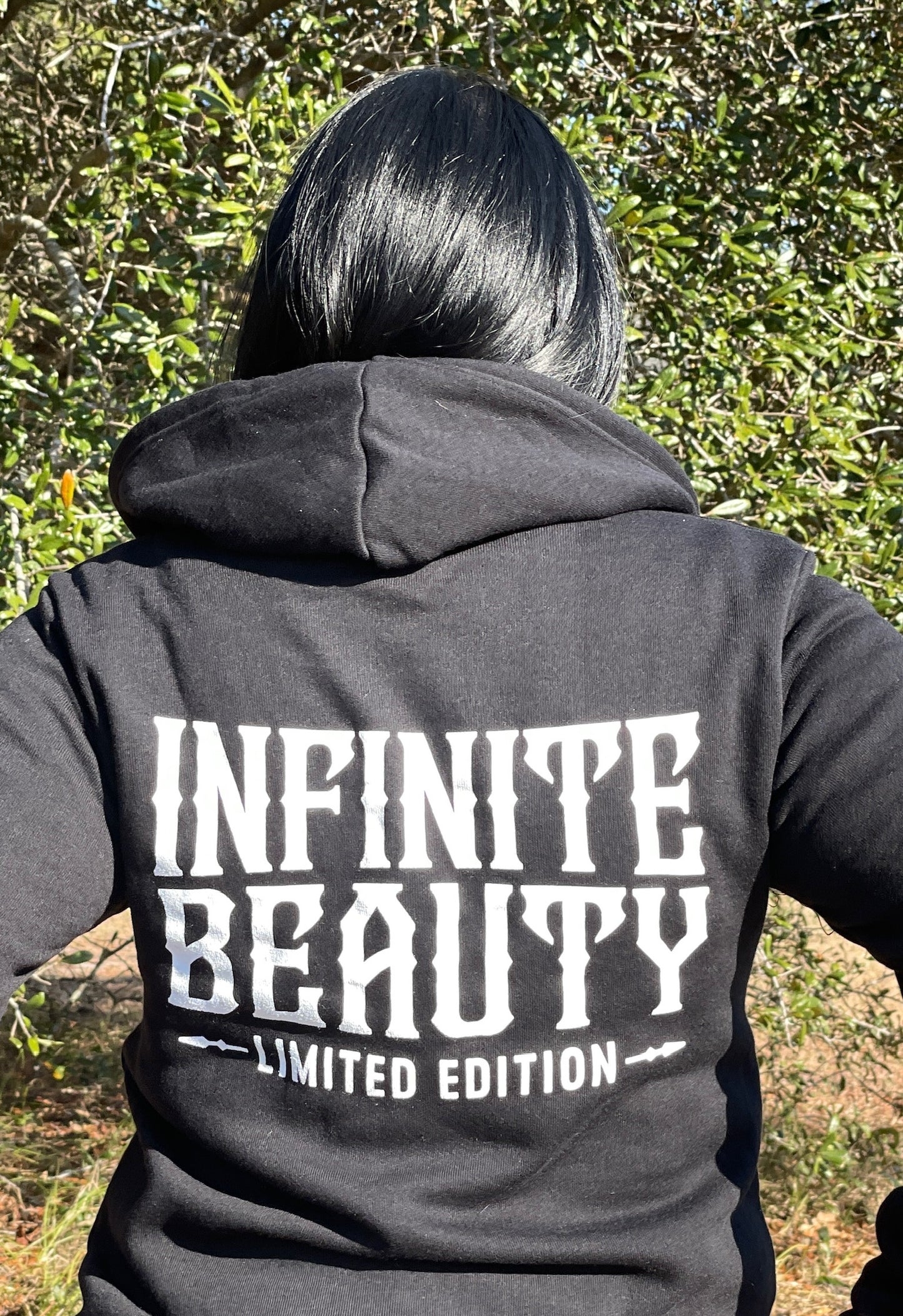 Infinite Beauty LE Zip Up Hoodie - Black